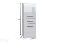 Kylpyhuoneen kaappi 30 cm