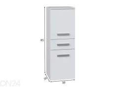 Kylpyhuoneen kaappi 30 cm