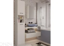 Kylpyhuoneen kaappi peilillä