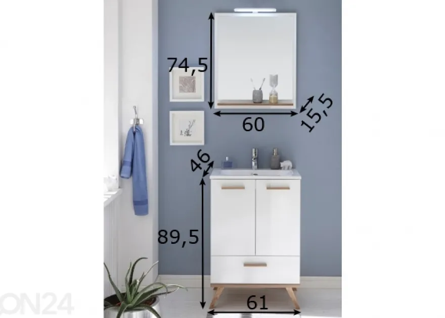 Kylpyhuoneen kalusteet 923