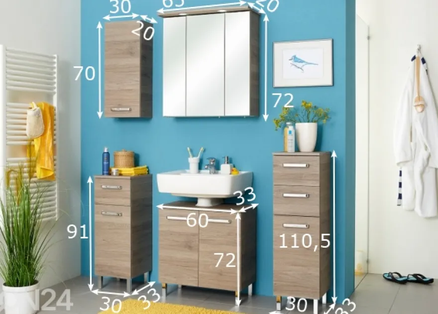 Kylpyhuoneen kalusteet 313