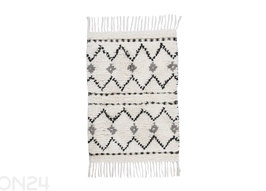 Kylpyhuoneen matto Ethno Bath Zigzag 70x120 cm