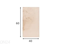 Kylpyhuoneen matto Heaven Beige 40x60 cm