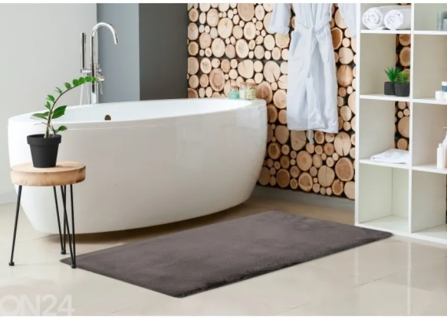 Kylpyhuoneen matto Heaven Grey 67x110 cm