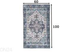 Kylpyhuoneen matto Tom Tailor Oriental Bath 60x100 cm, turkoosi