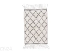 Kylpyhuoneen matto Tom Tailor Ethno Bath Ben 60x100 cm, valkoinen/kirjava