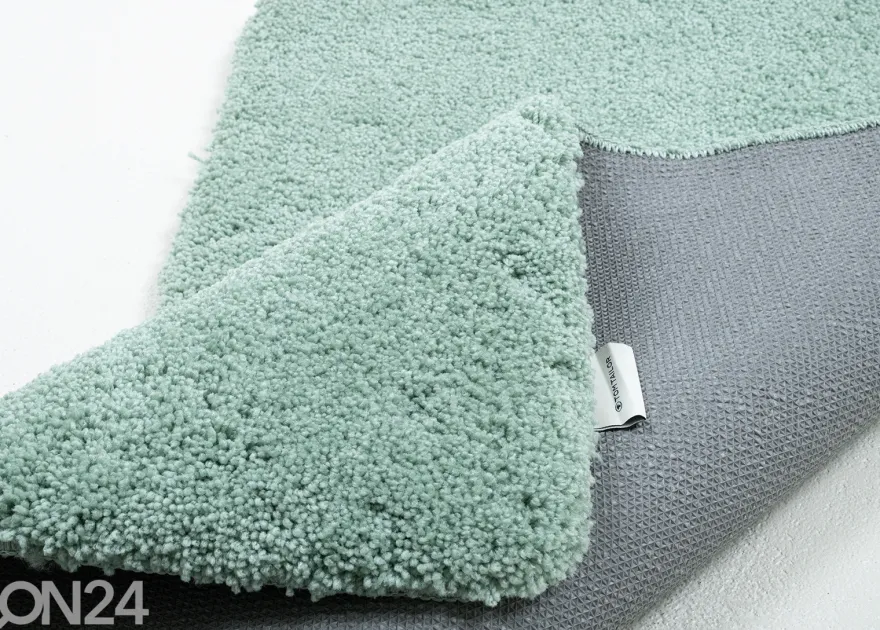 Kylpyhuoneen matto Tom Tailor Cozy Bath Uni 50x60 cm, mintunvihreä