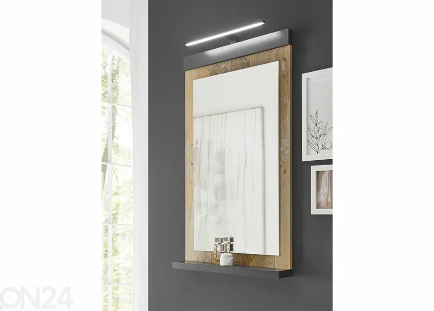 Kylpyhuoneen peili + LED valaisin Sherwood