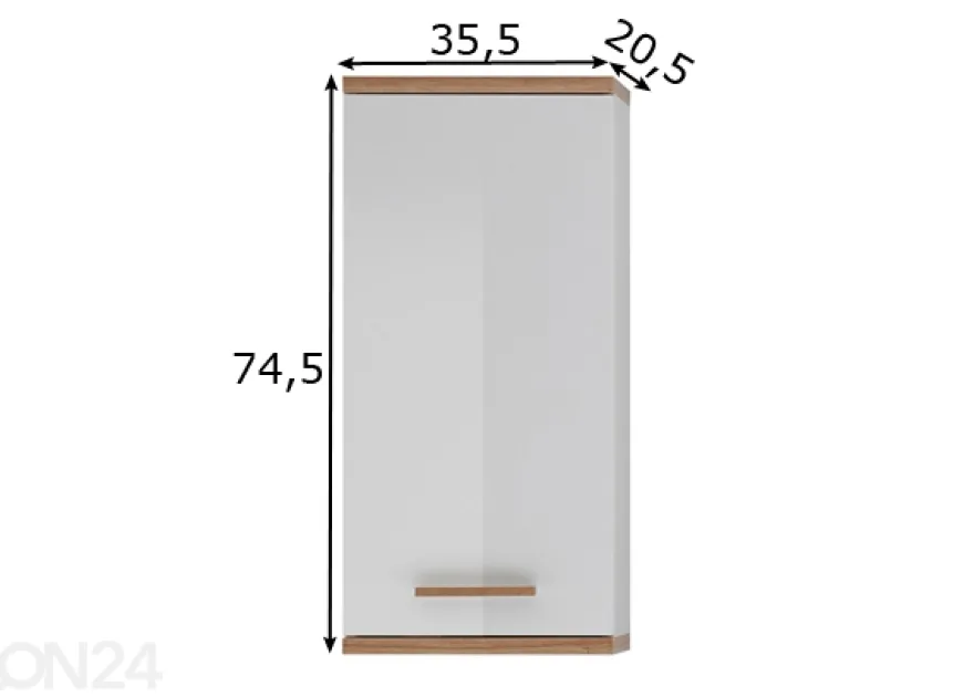 Kylpyhuoneen yläkaappi 923