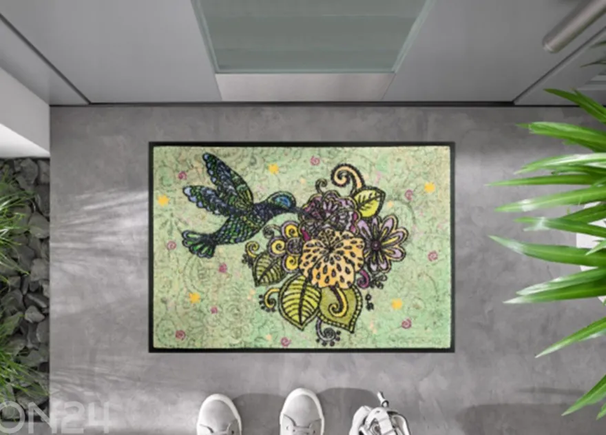 Kynnysmatto Blütentanz. 40x60 cm
