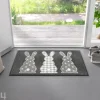 Kynnysmatto Bunny Trio, 50x75 cm