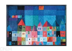 Kynnysmatto Colourful Houses 50x75 cm