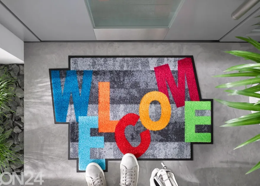 Kynnysmatto Crazy Welcome 60x85 cm