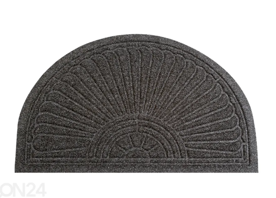 Kynnysmatto Dune Halfmoon dark grey 85x55 cm