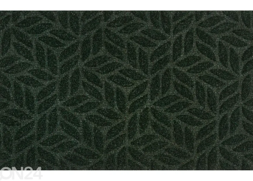 Kynnysmatto Dune Leaves midnight green 45x75 cm