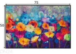 Kynnysmatto Flowerlover 50x75 cm