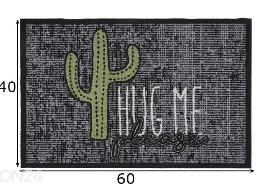 Kynnysmatto Hug Me 40x60 cm