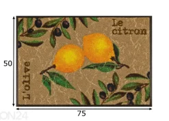 Kynnysmatto Le Citron 50x75 cm
