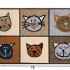 Kynnysmatto Miau Miau 50x75 cm