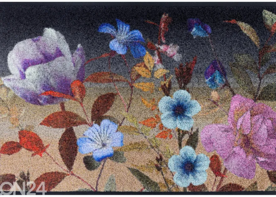 Kynnysmatto Midnight Blooms 50x75 cm