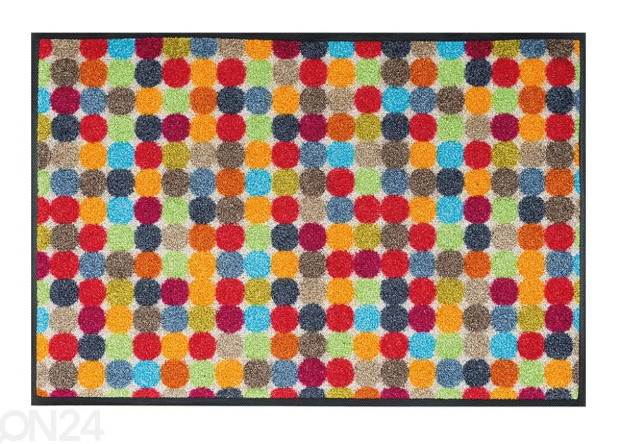 Kynnysmatto Mikado Dots 50x75 cm