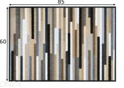 Kynnysmatto Mikado Stripes nature 60x85 cm