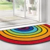 Kynnysmatto Round Rainbow 50x85 cm