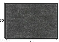 Kynnysmatto Steel 50x75 cm