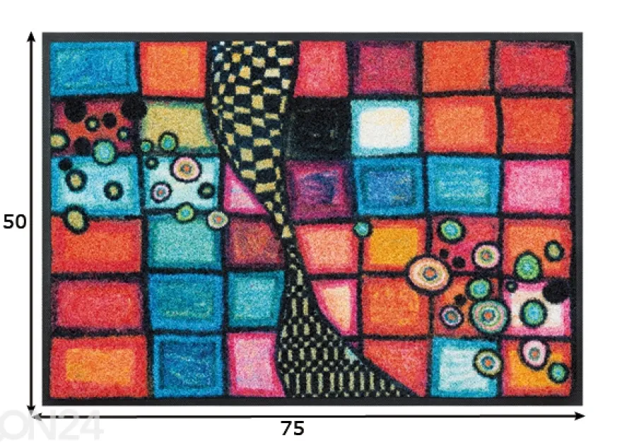 Kynnysmatto Tiger Tundra 50x75 cm