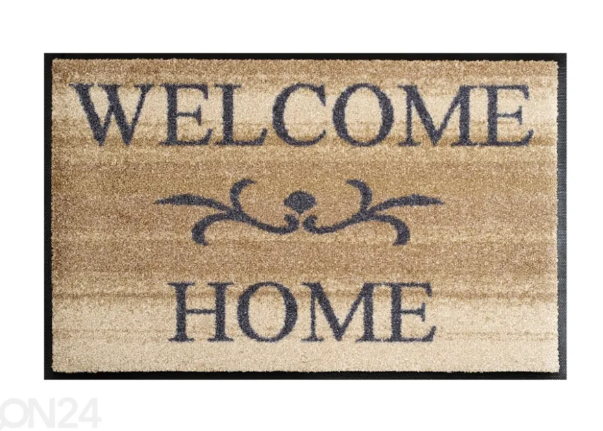 Kynnysmatto Welcome Home beige 50x75 cm