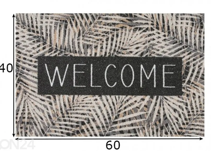 Kynnysmatto Welcome 40x60 cm