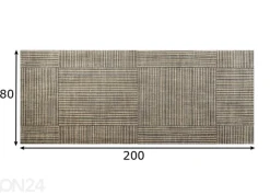 Käytävämatto Canvas 80x200 cm