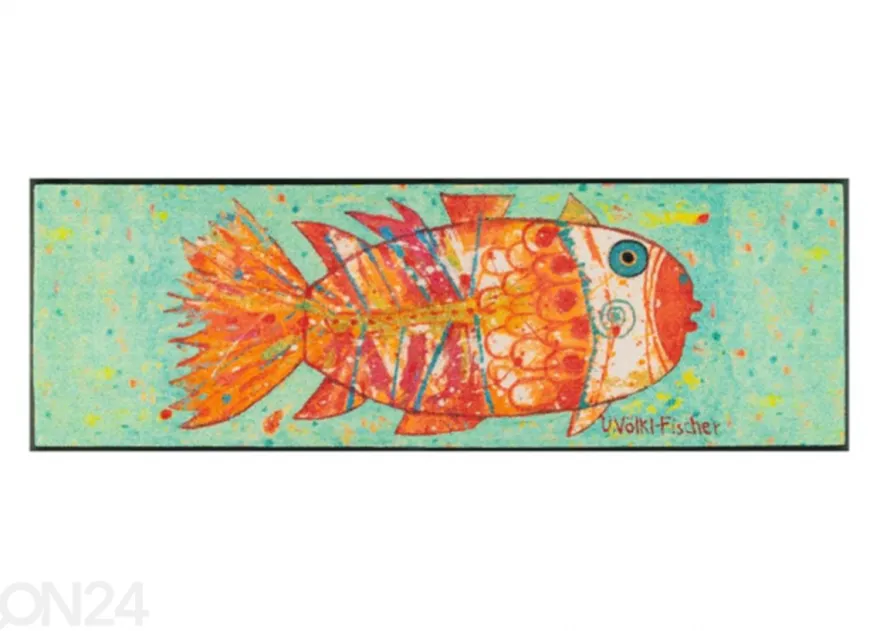 Käytävämatto Funky Fish 60x180 cm