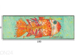 Käytävämatto Funky Fish 60x180 cm