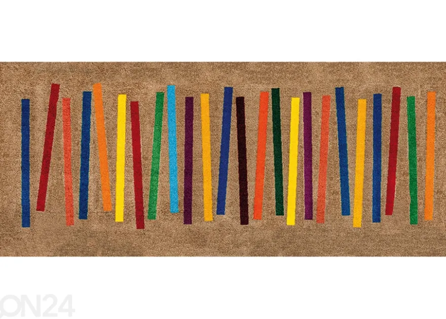 Käytävämatto Mixed Stripes 80x200 cm
