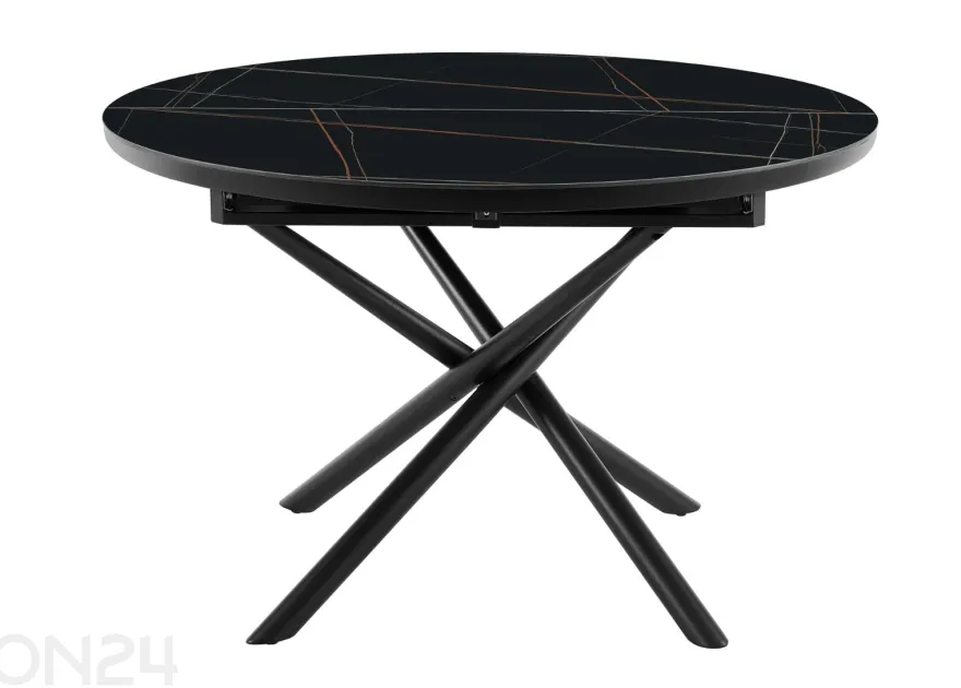 Laajennettava ruokapöytä Ø120 cm