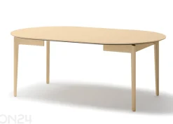Laajennettava ruokapöytä Plot Ø120x120/240 cm