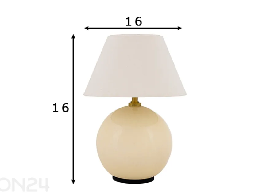 Ladattava pöytävalaisin Iris 16