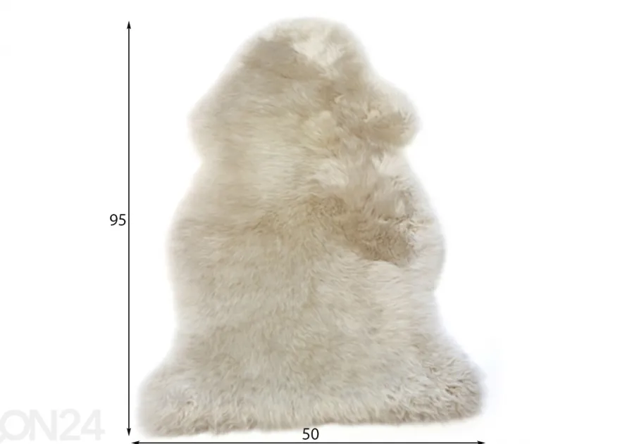 Lampaantalja 50x95 cm, beige