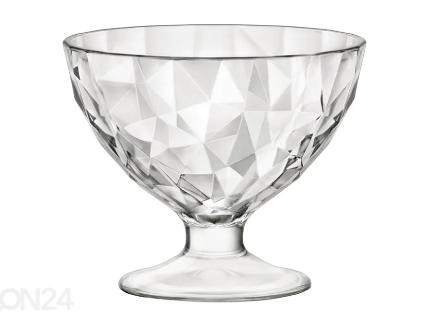 Lasikulho Diamond 360 ml Ø13cm, 3 kpl