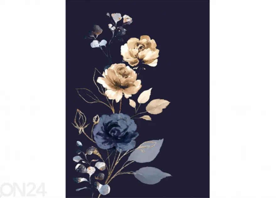 Lasikuva Navy Glam 50x70 cm