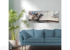 Lasikuva Ship 125x50 cm