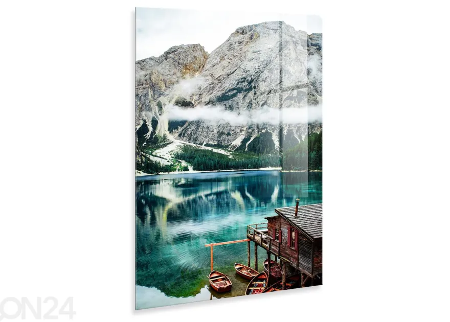 Lasikuva Tyrol Hut 50x70 cm