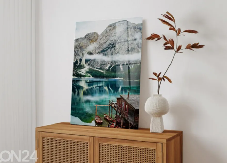 Lasikuva Tyrol Hut 50x70 cm