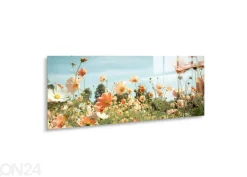 Lasikuva Yellow Meadow 125x50 cm