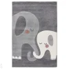 Lastenhuoneen matto Happy 301, harmaa, 120x170 cm