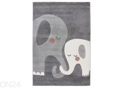 Lastenhuoneen matto Happy 301, harmaa, 120x170 cm