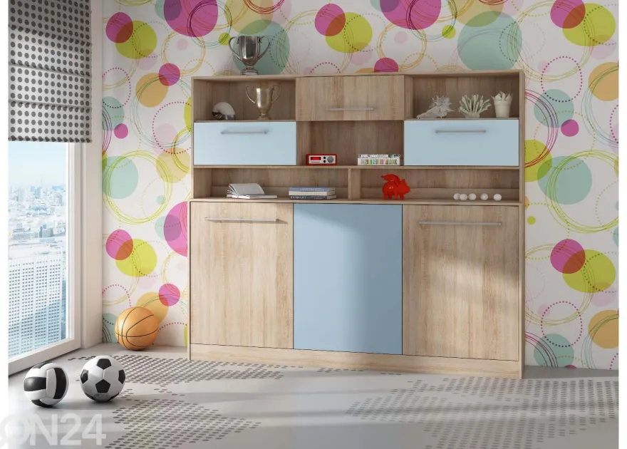 Lasten kaappisänky Mac 90x200 cm