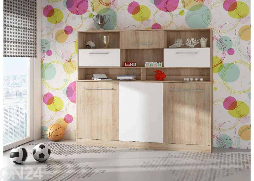 Lasten kaappisänky Mac 90x200 cm