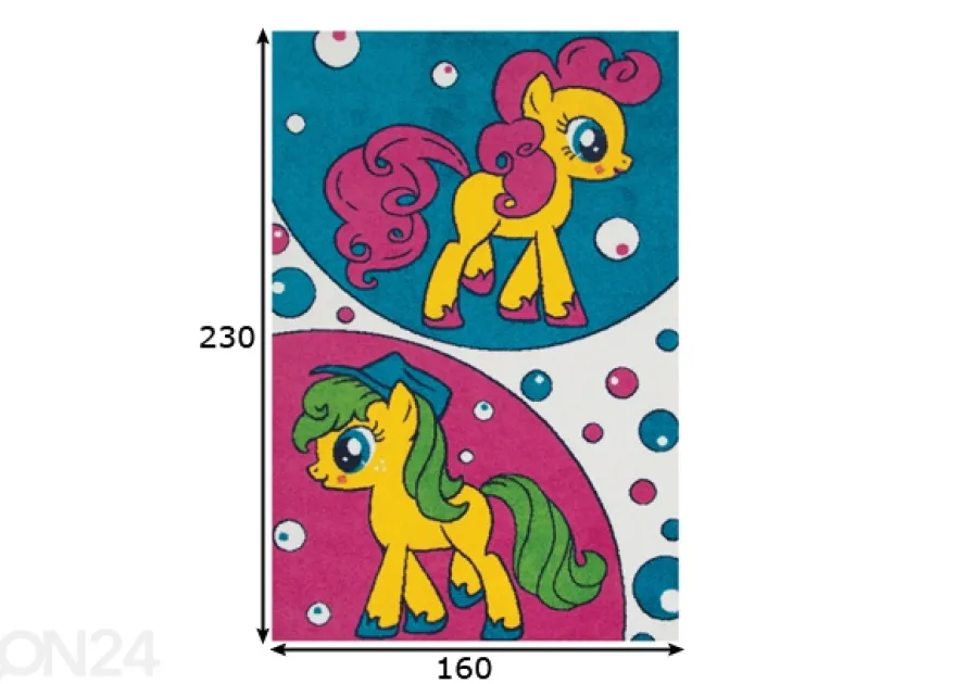 Lasten matto PONIT 160x230 cm